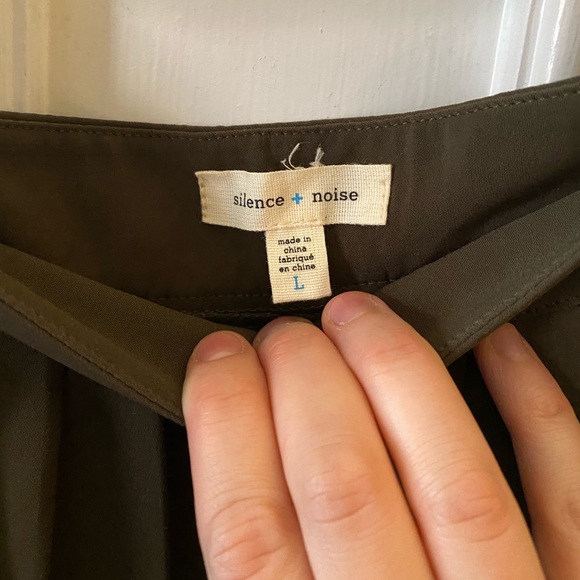 Silence+Noise Midi Green Skirt - Picture 3 of 4